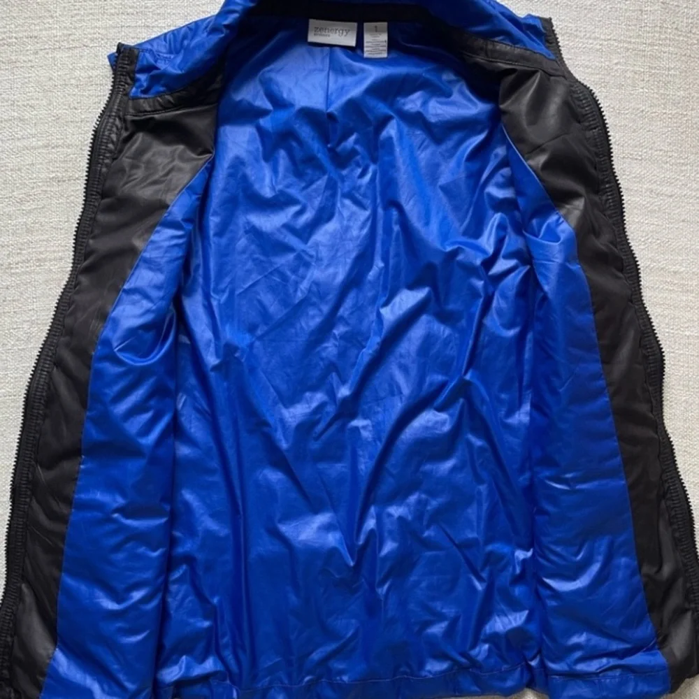 “Chico’s-Zenergy” Blue, Lightweight Quilted Vest. Size: M   EUC
